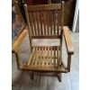 Image 1 : Beautiful Hand Crafted Folding Teak Chairs