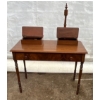 Image 4 : Antique Hardwood Writing Desk 41Wx20Dx34H (52H to top of spindles)