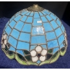 Image 1 : Tiffany Style Baby Blue Handmade Lamp Shade