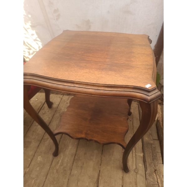Antique French Wood Side Table