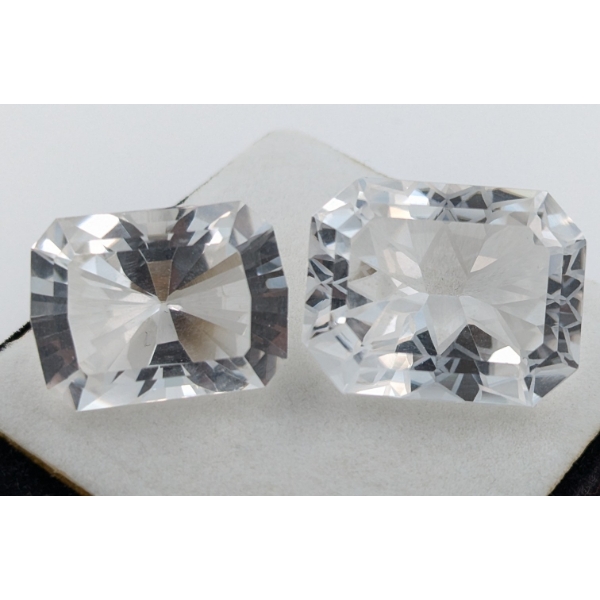 71.83 ct Certified Mermaid Quartz Gemstone Pair ($7,542 Appraisal)