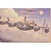 Image 4 : "Avro Lancaster", 23.5 x 22 Print Framed Under Glass