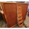 Image 12 : Teak Mid-Century Modern Dresser by Dyrlund With Sliding Doors and Drawers