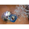 Image 1 : Mini Artificial Tree 60 T, 8 Diameter Base with Holiday Lights, Faux Candles, and More!