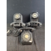 Image 1 : Vintage Rotary Dial Phones- Wall and Desk Styles- Black