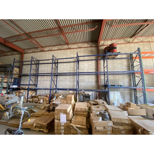 Heavy-Duty Warehouse Racking, 20ft x 50ft