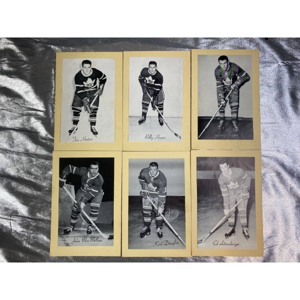 6 Toronto Maple Leafs Player Photos Featuring Tim Horton and Others
