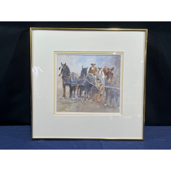 McKibbin Original Watercolor 11Wx10H