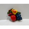 Image 1 : Chalk Fruit, Group of Grapes, Cherries, Pear and Apple 7H