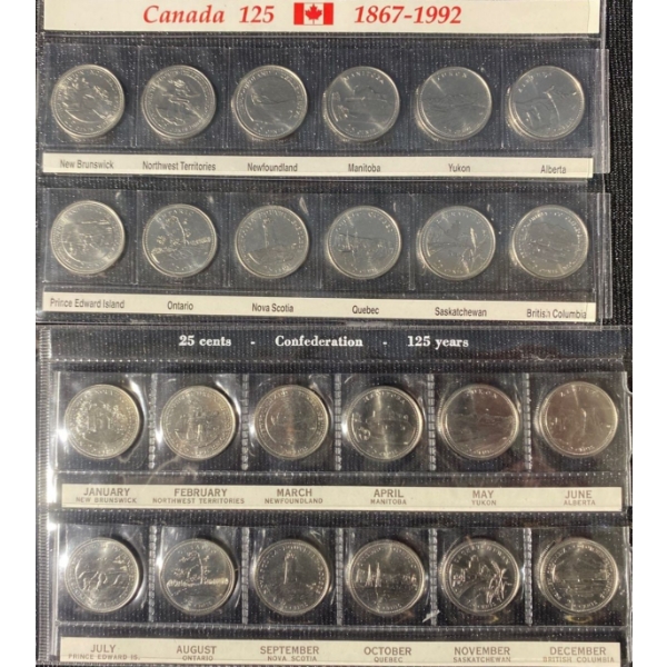 Calendar Canadian Coin Collections