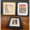 Image 1 : Set of 3 Art Prints: 'Venice', Europe By Senseco, D2503SB Metro Art Group Leaf Print (14.5x14.5)