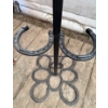 Image 3 : Unique Western Horse Shoe Coat Rack - Iron 6ft Tall