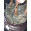 Image 4 : Metal Statue : "Ecole Buissonniere" 7.5" Diameter Base, 15 T, Stamped France