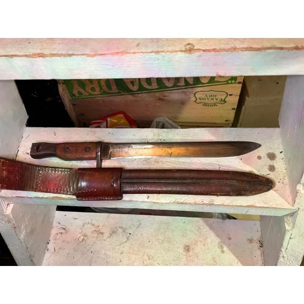  mid century Knife  with sheath 