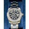 Image 1 : Replica of Rolex Sky-Dweller Oyster Perpetual With Fluted Bezel Automatic on Metal Band