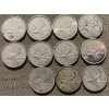 Image 1 : Canadian 25-cent Pieces 80% Silver 64.13 Grams
