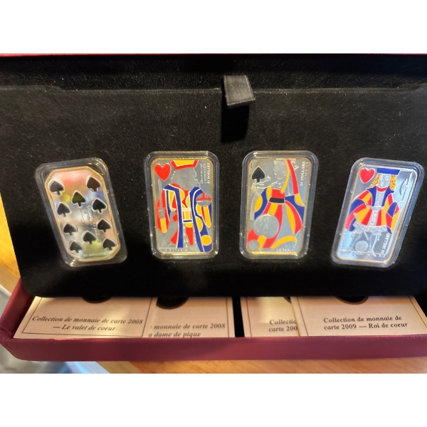 2009 $15 Playing Card - Sterling Silver 4-Coin Set
SKU: 623932015210