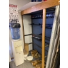 Image 4 : Metal Pegboard Display Rack With Wooden Frame