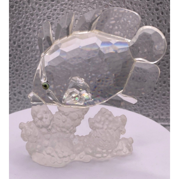 Swarovski Crystal Butterfly Fish on Coral Reef 