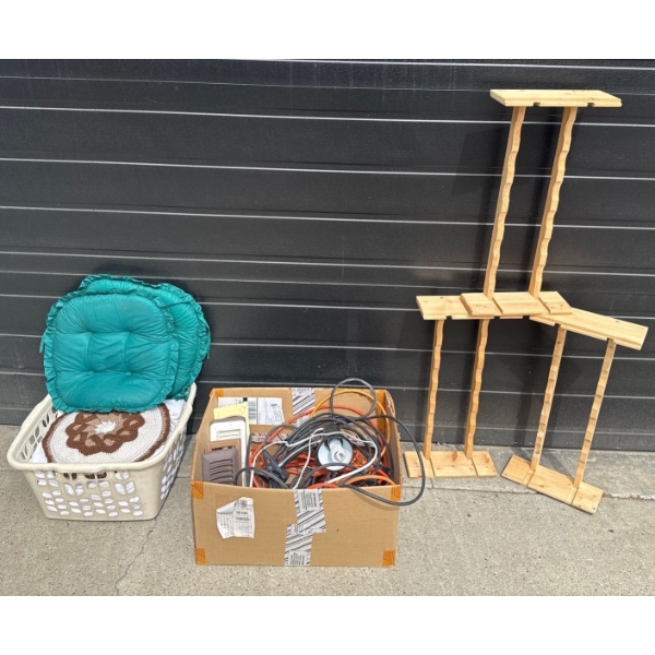 Misc. Home Incl. Extenstion Cords, Linens, and more 