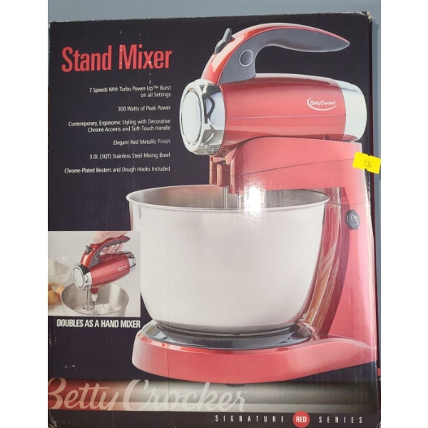 Betty Crocker Stand Mixer Model BC-3220 CMR