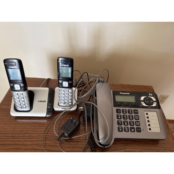 Home Phones Incl. Panasonic Model No. KX-TG1061C 