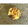 Image 3 : Yellow Gold 10K Stamped Earrings, Purple & Green Stones, Weighs 1.40g 