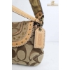 Image 4 : Coach Signature Canvas and Leather Buckle Hobo Bag