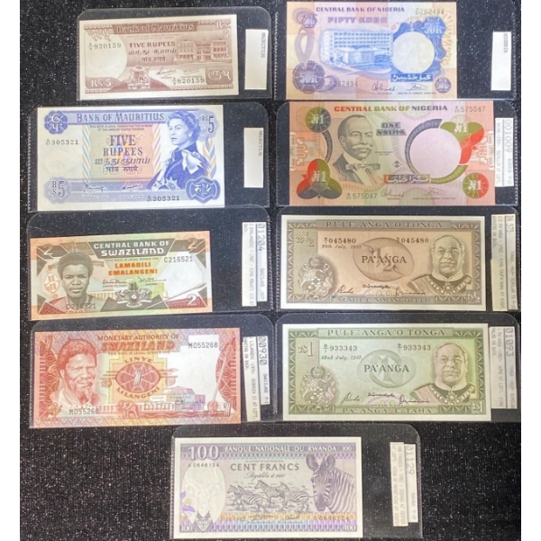 Collection of African Paper Money