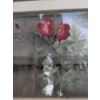Image 4 : Framed Rose Botanical Prints on Glass Window Panes