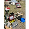 Image 1 : Music stand guitar, stand, framed pictures, bird feeder, outdoor water, electric plug-in & More