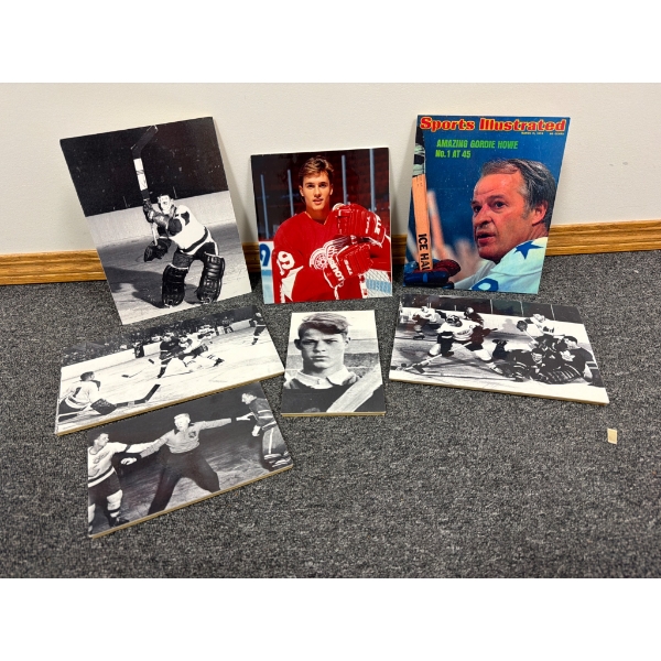 Hockey Memorabilia Featuring Gordie Howe and Steve Yzerman