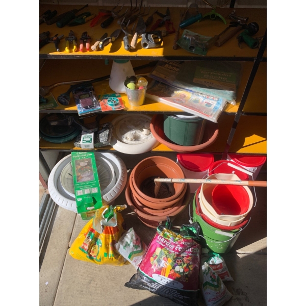 Gardeners Collection - Planters, Tools, Hosing, and More! 