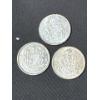 Image 1 : 1956 & 59 & 64 Canadian Silver Half Dollars