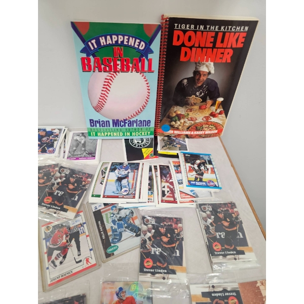 Sports Trading Cards and Memorabilia with Books