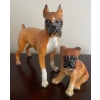 Image 1 : Vintage Boxer Canine Figurine Shafford Blue Ribbon 5T