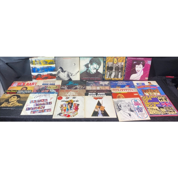 Records: The Police, Clockwork Orange, Duran Duran