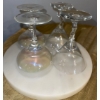 Image 6 : Rare Old Country Roses Crocks w/ Decorative Art Stemware & Art In Gold Gilt Frame 