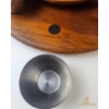 Image 3 : Wooden Lazy Susan ( Magnetic ) with Stainless Steel Bowls