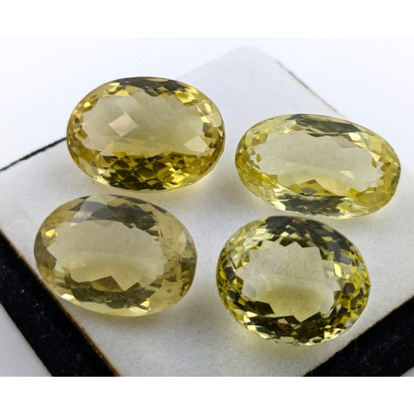 72.78 ct Certified Lemon Lemon Quartz gemstone Parcel ($13,100 Appraisal)