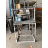 Image 1 : Metal Industrial Shelving Units with Grid Design