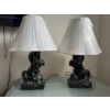 Image 1 : Horse Motif Table Lamps with Shades