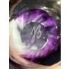 Image 4 : Glass Eye Studio Purple Glass Bird 2inch H