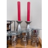 Image 2 : Silver Toned Trinkets & Decor - Candlestick Holders Partylite & More