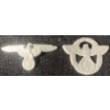 Image 1 : German SS Visor Eagle & Nazi Police Hat Badges