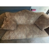 Image 3 : Patterned Upholstered Sofa with Cushions