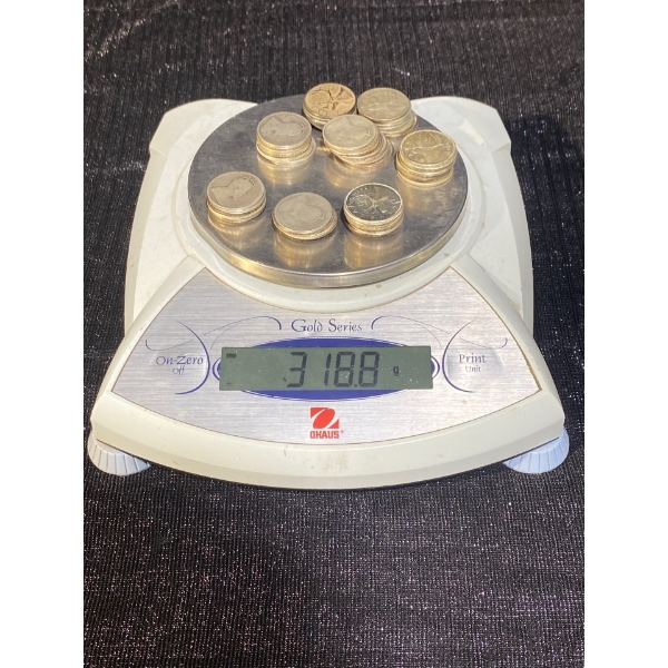 Canadian Silver Quarters 318.8 Grams