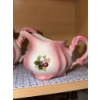 Image 3 : Pink and White Porcelain Tea Set