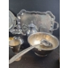 Image 2 : Assorted Metalware Serving Pieces: Trays, Carafes, Cream/ Sugar and More!
