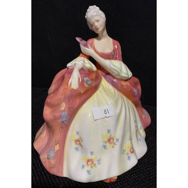 Royal Doulton Tablewarem LTD 1978 "Wistful" (8"tall) Hand Decorated & Made in England